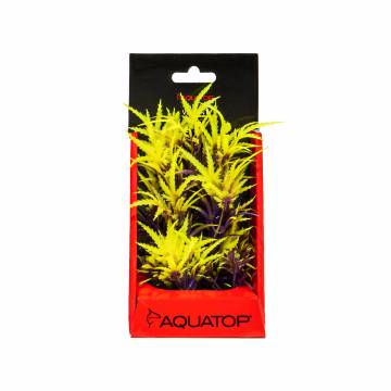 AQUATOP PD-FCO06, Vibrant Fluorescent Cannabis Olive Plant 6 inch